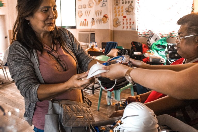 Safety is caring: Free mask & safety eyewear for Taal eruption evacuees, Jan 2020